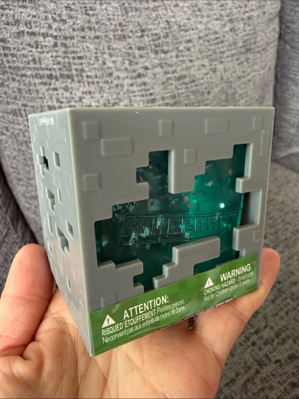 BNIB Official Minecraft Jelly Cube, Teal